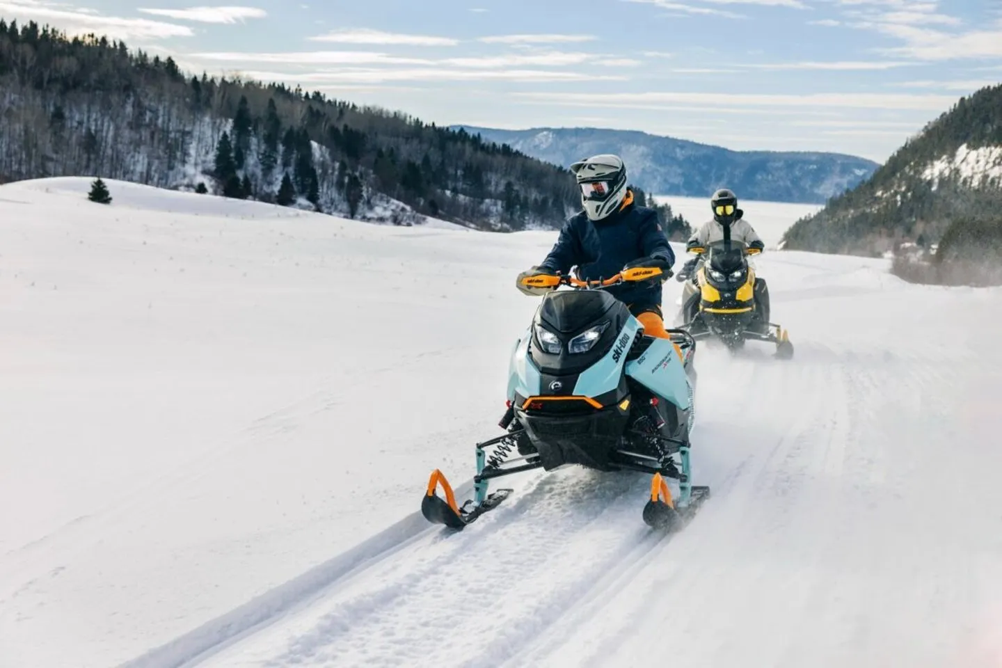 Snowmobiling